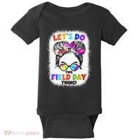 Let's Do This Field Day Thing Messy Bun School Field Day Baby Bodysuit thumb 0