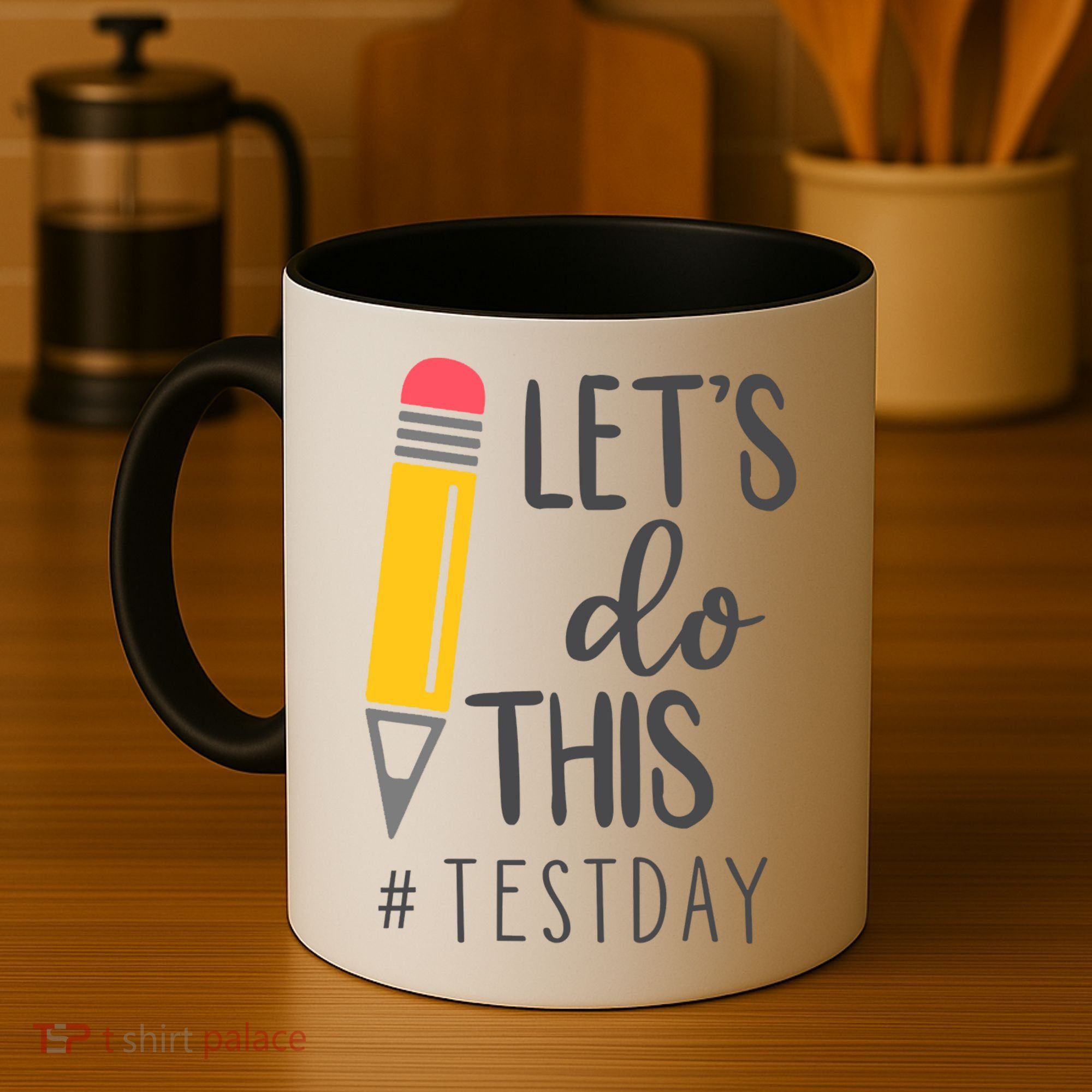 Let's Do This Test Day Pencil Coffee Mug