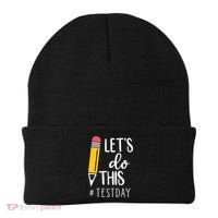 Let's Do This Test Day Pencil Beanie thumb 0