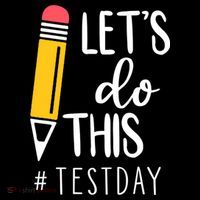 Let's Do This Test Day Pencil Ornament thumb 1
