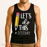 Let's Do This Test Day Pencil Tank Top thumb 3