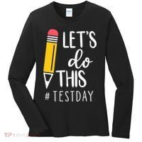 Let's Do This Test Day Pencil Women's Long Sleeve Shirt thumb 0