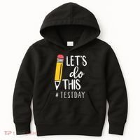 Let's Do This Test Day Pencil Kids Hoodie thumb 0