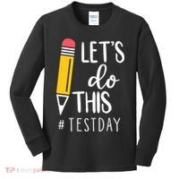 Let's Do This Test Day Pencil Kids Long Sleeve Shirt thumb 0