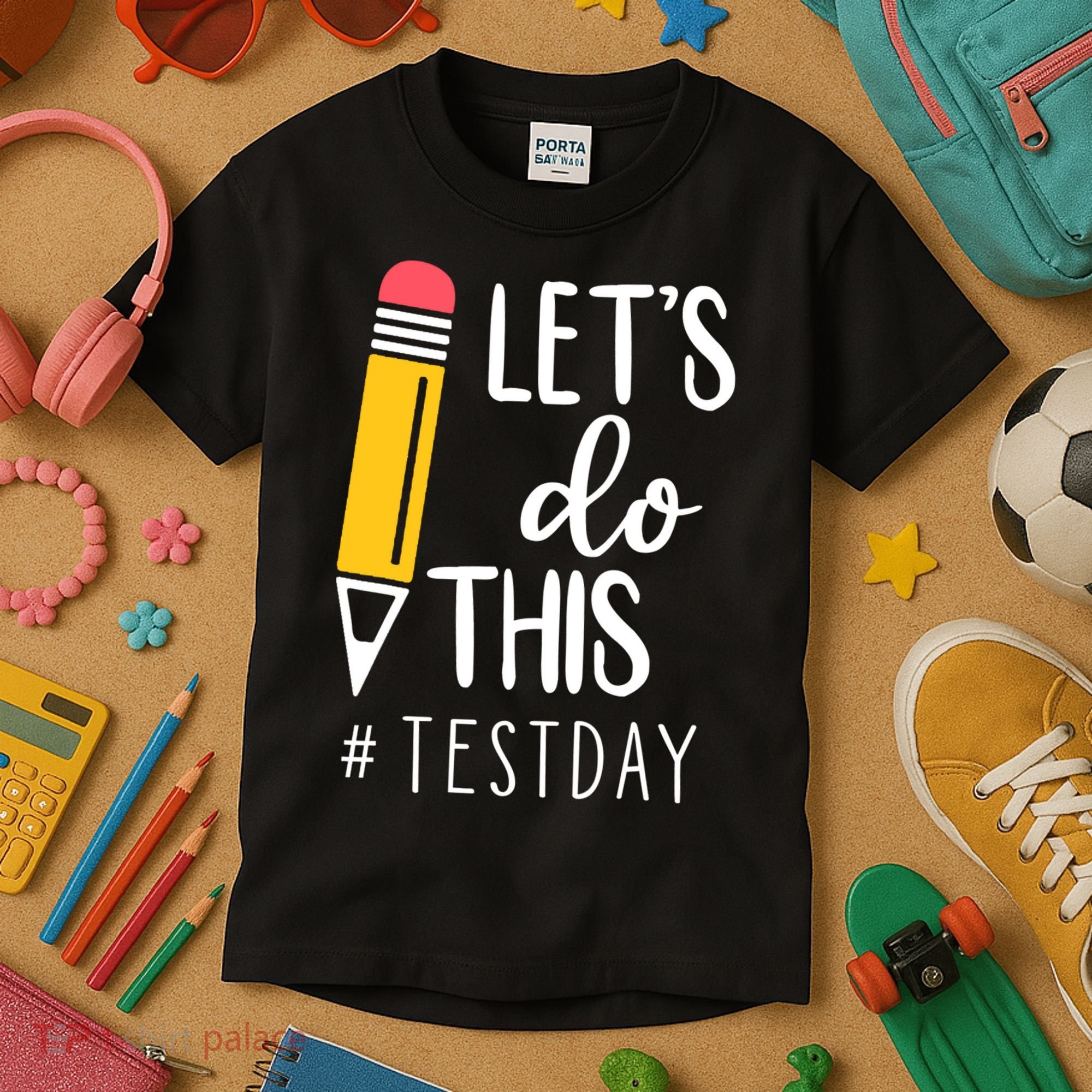 Let's Do This Test Day Pencil Kids T-Shirt