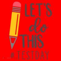 Let's Do This Test Day Pencil Santa Hat thumb 1