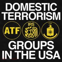 Limited Domestic Terrorism Atf Irs Cia Groups In The Usa Ladies PosiCharge Tri-Blend Wicking Tank thumb 2