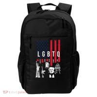 LGBTQ Donald Trump American Flag Backpack thumb 0