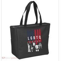 LGBTQ Donald Trump American Flag Tote Bag thumb 2