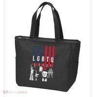 LGBTQ Donald Trump American Flag Tote Bag thumb 3