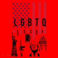 LGBTQ Donald Trump American Flag Santa Hat thumb 1