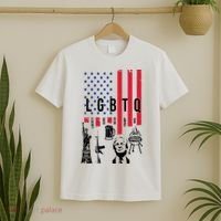 LGBTQ Donald Trump American Flag T-Shirt thumb 2