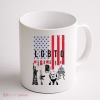 LGBTQ Donald Trump American Flag Coffee Mug thumb 1