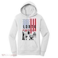 LGBTQ Donald Trump American Flag Women's Hoodie thumb 0
