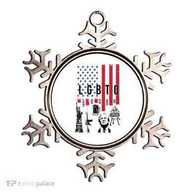 LGBTQ Donald Trump American Flag Ornament
