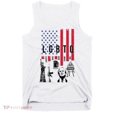 LGBTQ Donald Trump American Flag Tank Top