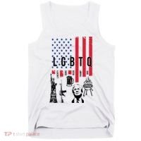 LGBTQ Donald Trump American Flag Tank Top thumb 0