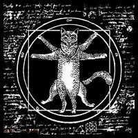 Leonardo Da Vinci Vitruvian Cat Lover Ornament thumb 1