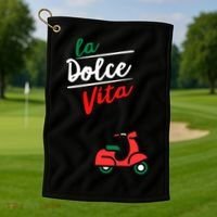La Dolce Vita Italy Great Gift Golf Towel thumb 1