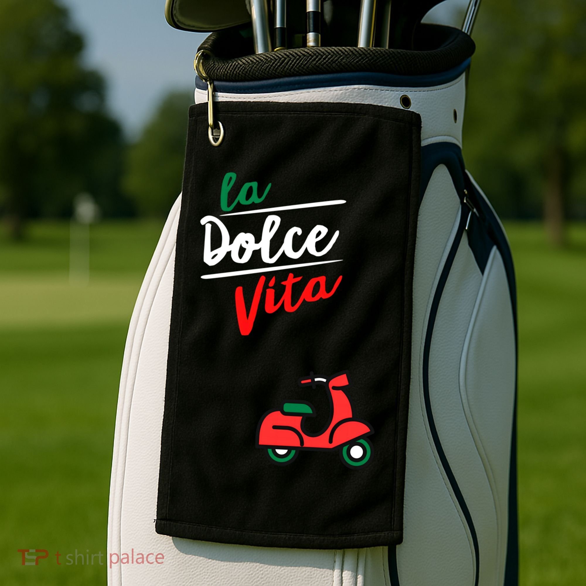 La Dolce Vita Italy Great Gift Golf Towel