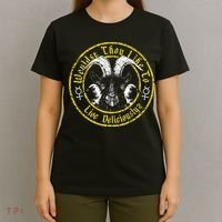 Live Deliciously Vintage Cartoon Goat T-Shirt thumb 4