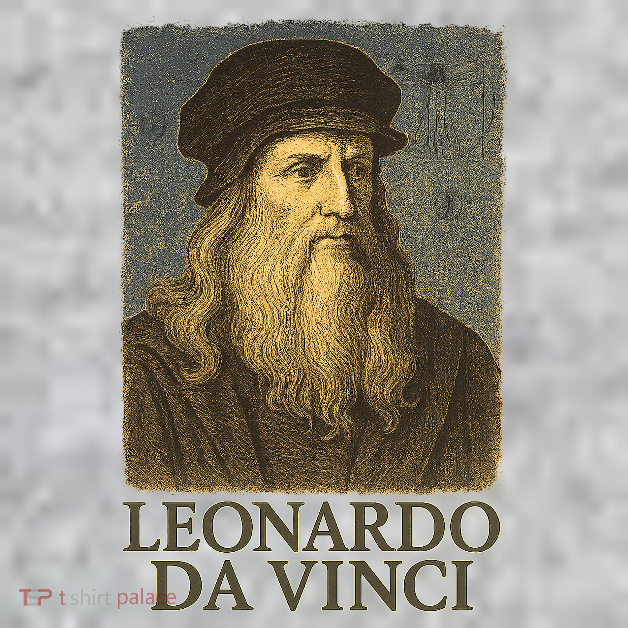 Leonardo Da Vinci The Baniff Cuffed Pom Beanie