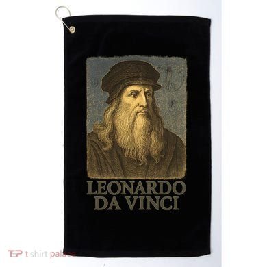 Leonardo Da Vinci Golf Towel