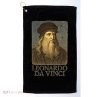 Leonardo Da Vinci Golf Towel thumb 0