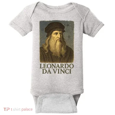 Leonardo Da Vinci Baby Bodysuit