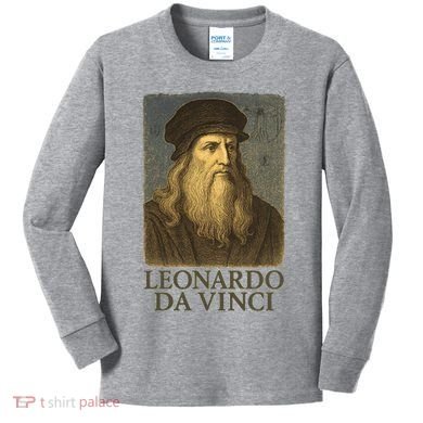 Leonardo Da Vinci Kids Long Sleeve Shirt