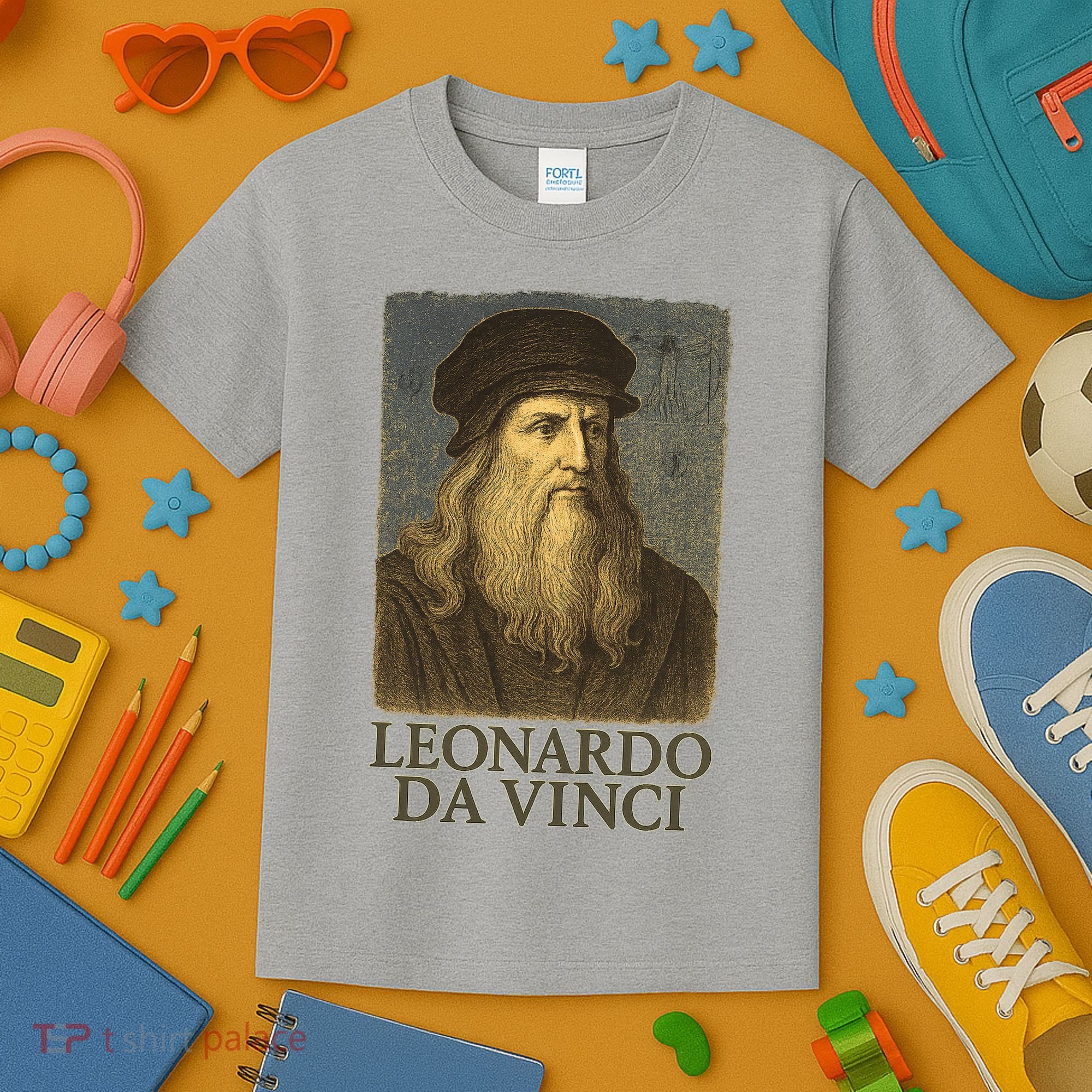 Leonardo Da Vinci Kids T-Shirt