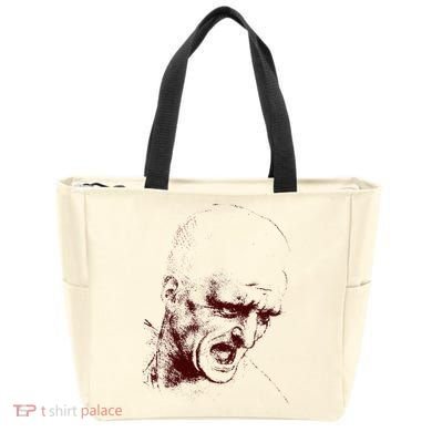 Leonardo Da Vinci Shouting Soldier Tote Bag