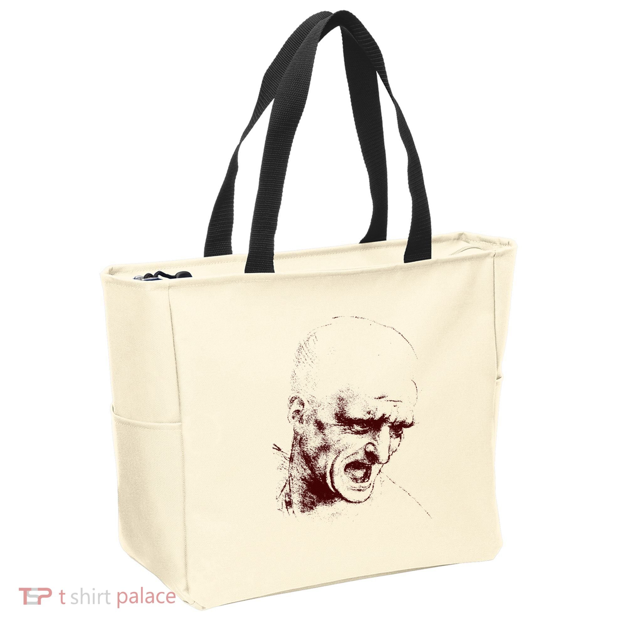 Leonardo Da Vinci Shouting Soldier Tote Bag