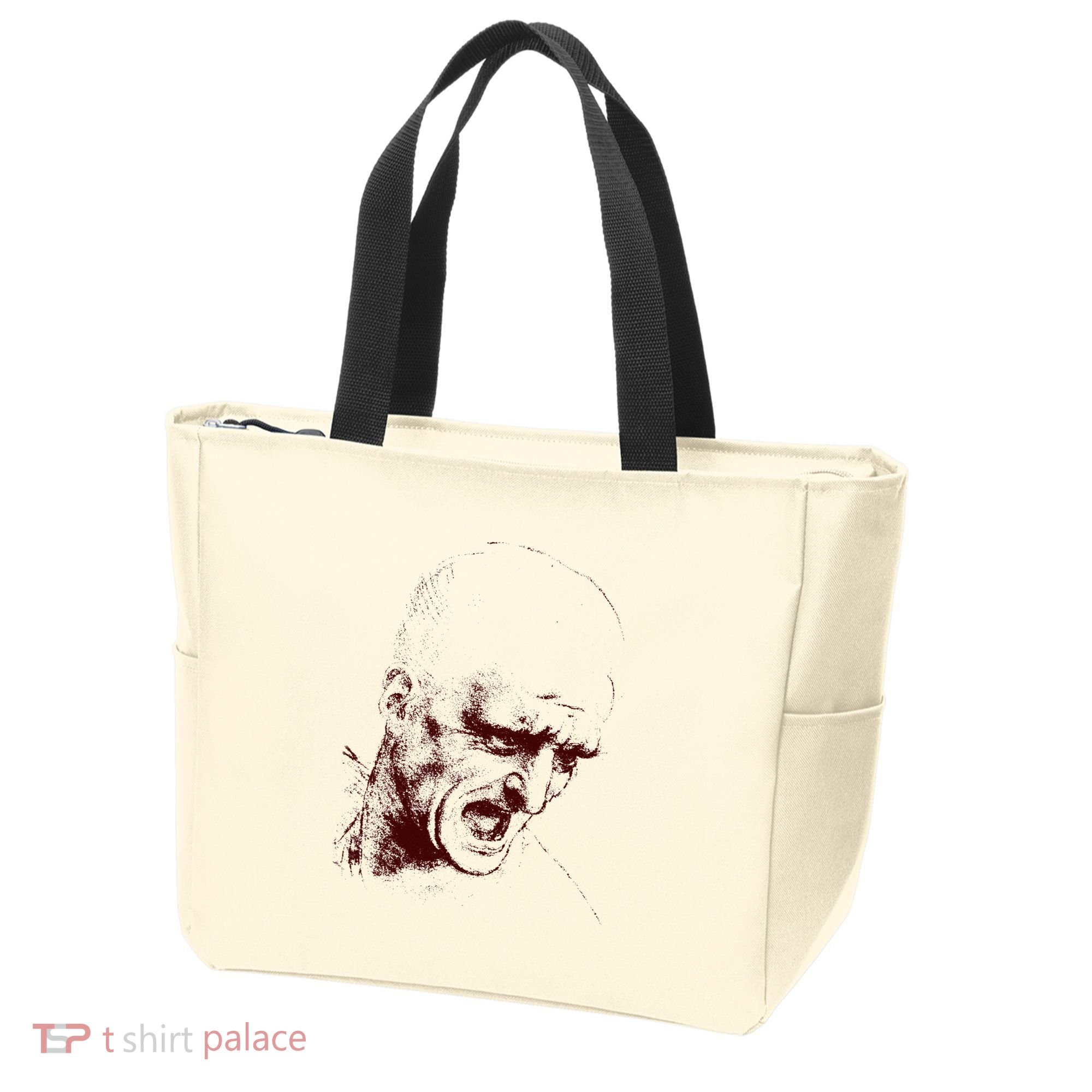 Leonardo Da Vinci Shouting Soldier Tote Bag