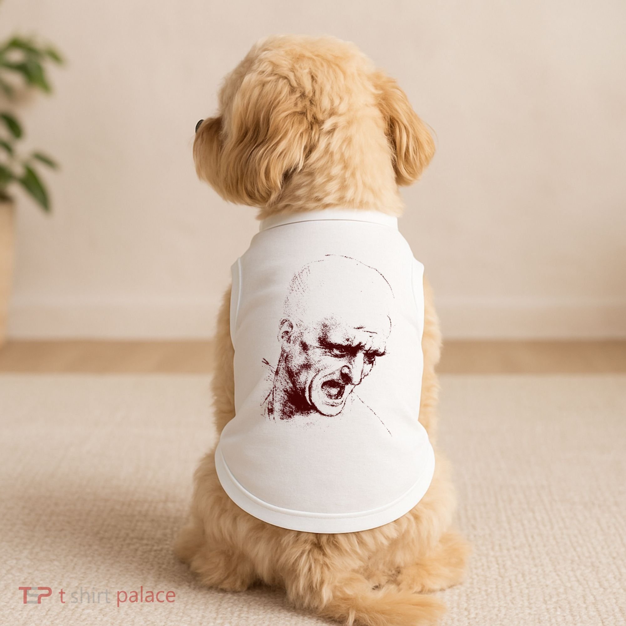 Leonardo Da Vinci Shouting Soldier Doggie Tank