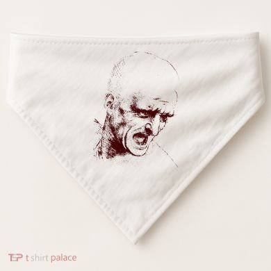 Leonardo Da Vinci Shouting Soldier USA-Made Doggie Bandana