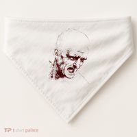 Leonardo Da Vinci Shouting Soldier USA-Made Doggie Bandana thumb 0