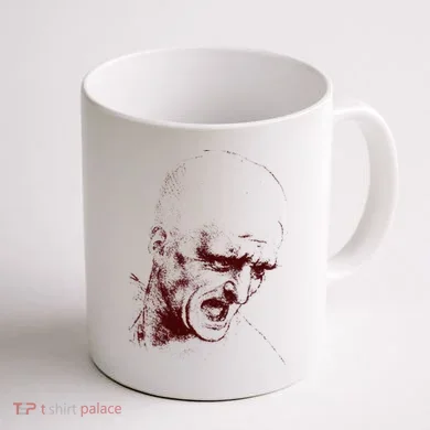 Leonardo Da Vinci Shouting Soldier Coffee Mug back