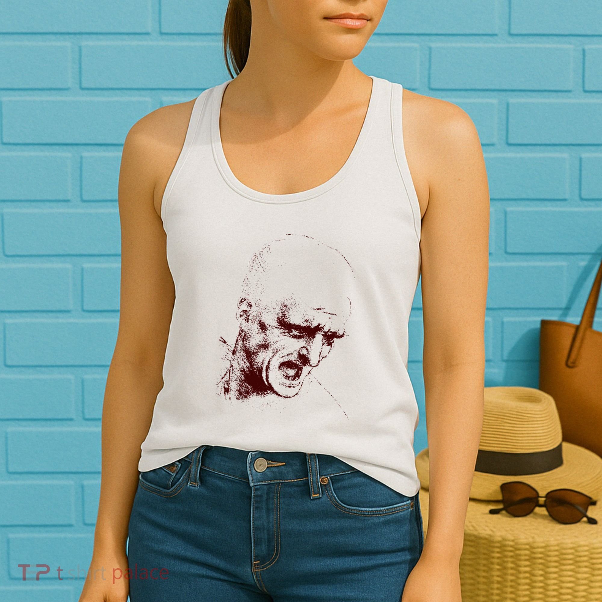 Leonardo Da Vinci Shouting Soldier Women's Tank Top