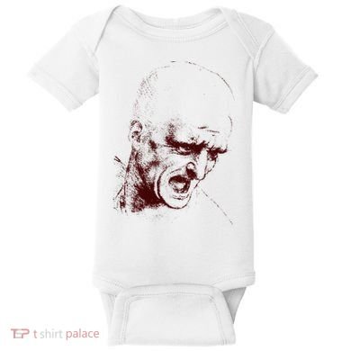 Leonardo Da Vinci Shouting Soldier Baby Bodysuit