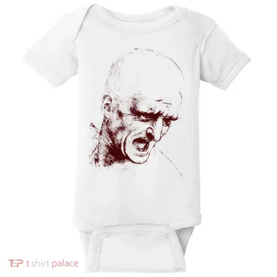 Leonardo Da Vinci Shouting Soldier Baby Bodysuit
