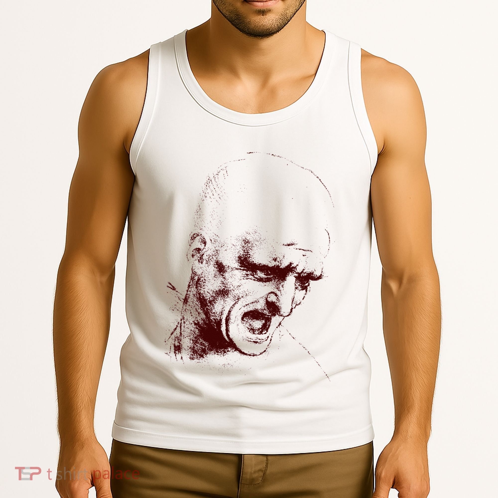 Leonardo Da Vinci Shouting Soldier Tank Top