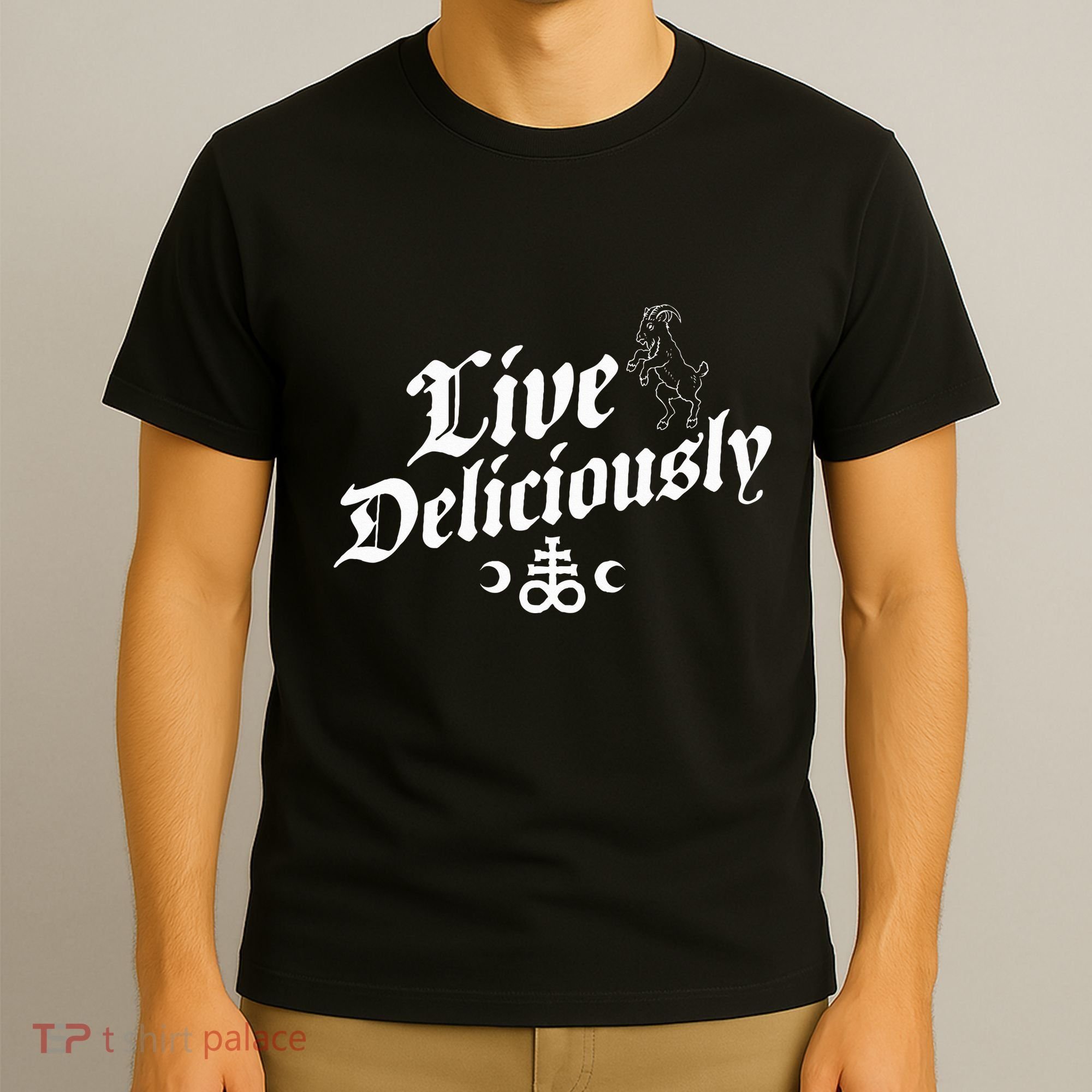Live Deliciously Witchcraft Occult T-Shirt