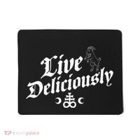 Live Deliciously Witchcraft Occult Mousepad thumb 0