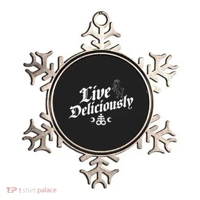 Live Deliciously Witchcraft Occult Ornament