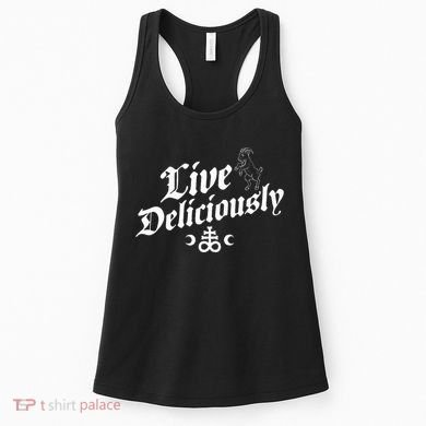 Live Deliciously Witchcraft Occult Women's Tank Top