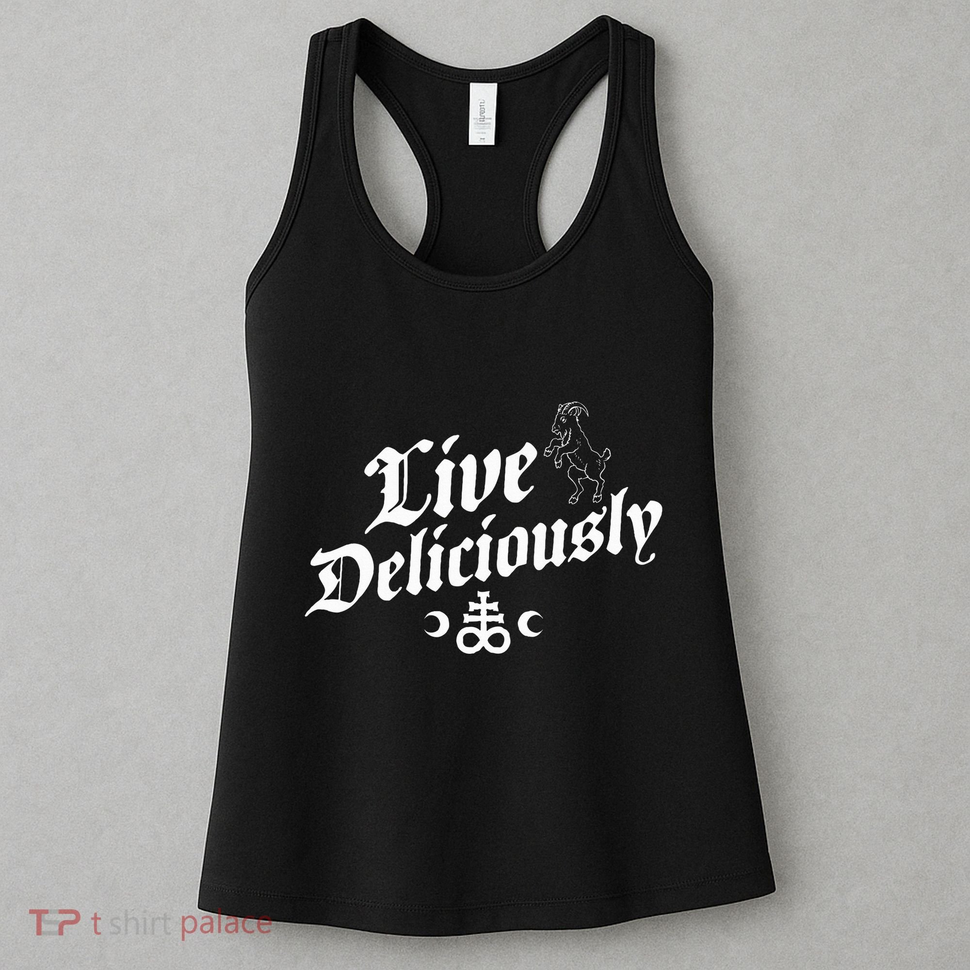 Live Deliciously Witchcraft Occult Women's Tank Top