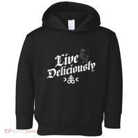 Live Deliciously Witchcraft Occult Toddler Hoodie thumb 0