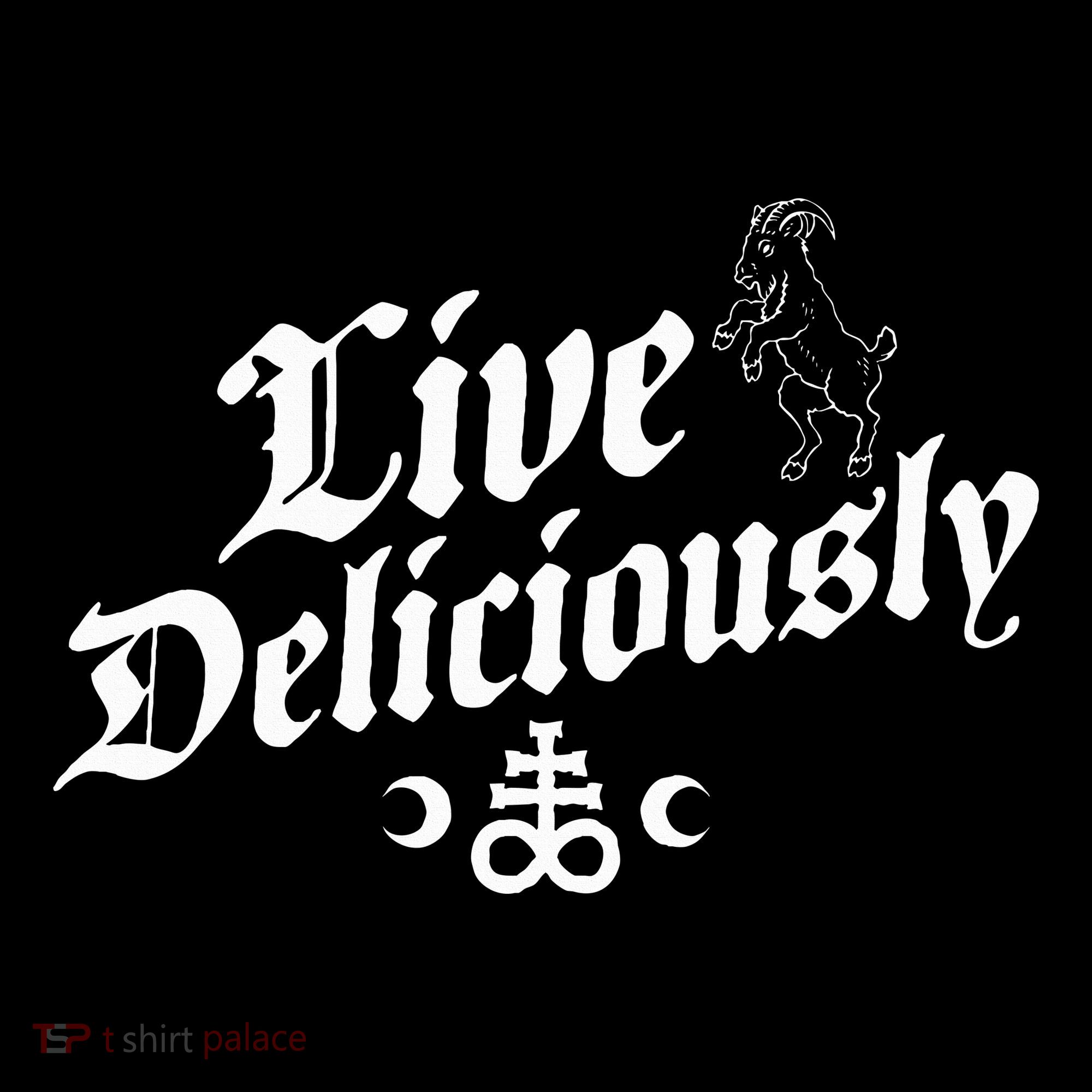 Live Deliciously Witchcraft Occult Toddler Hoodie