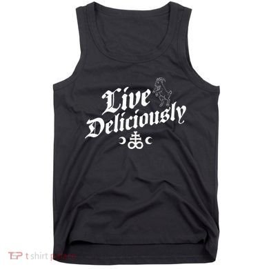 Live Deliciously Witchcraft Occult Tank Top
